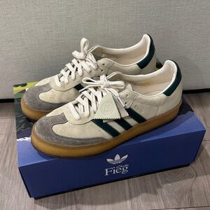 Mens Adidas Samba Kith Clarks Ronnie Fieg White Green White